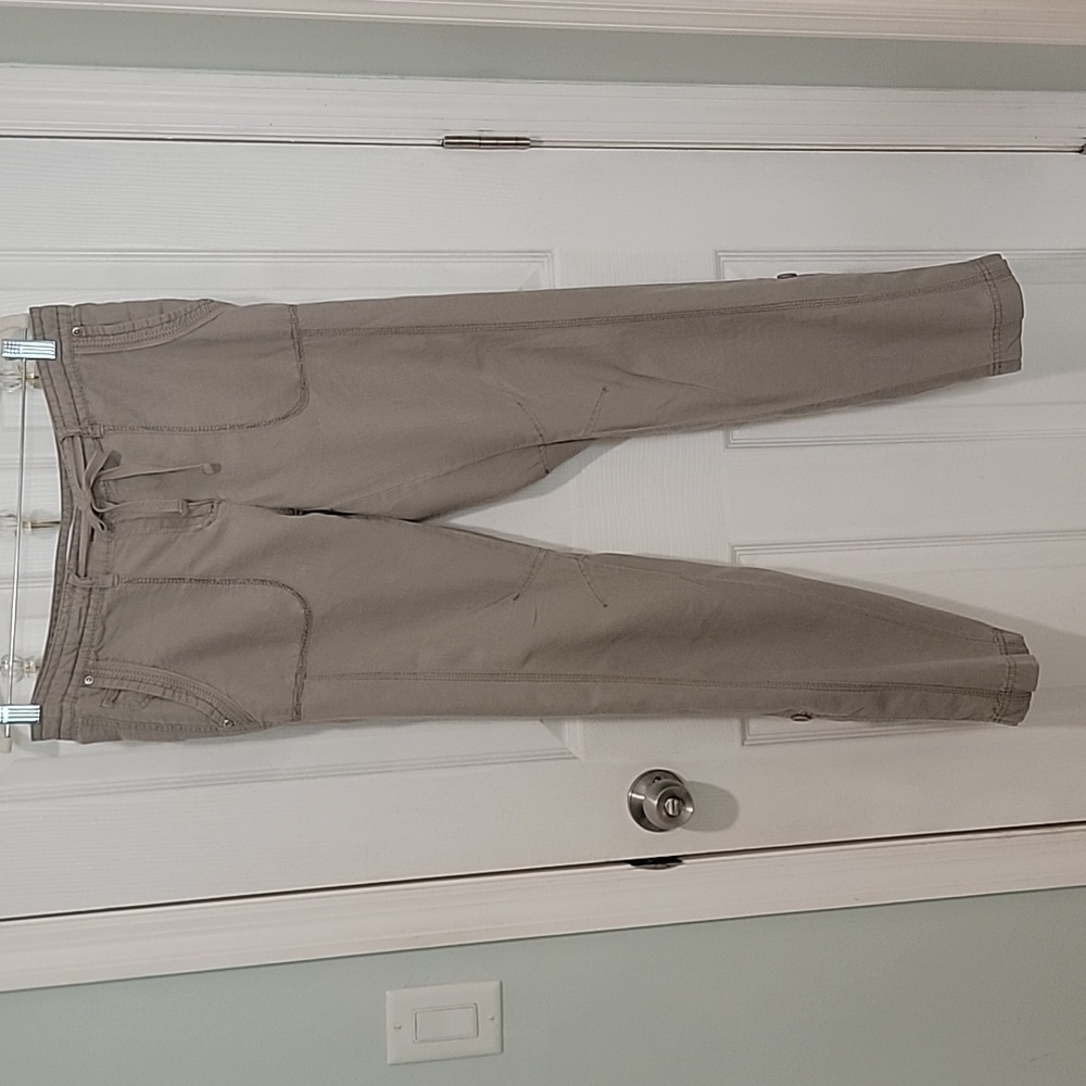 Katherine Barclay Linen Blend Button Up Pants sz4  BinQ